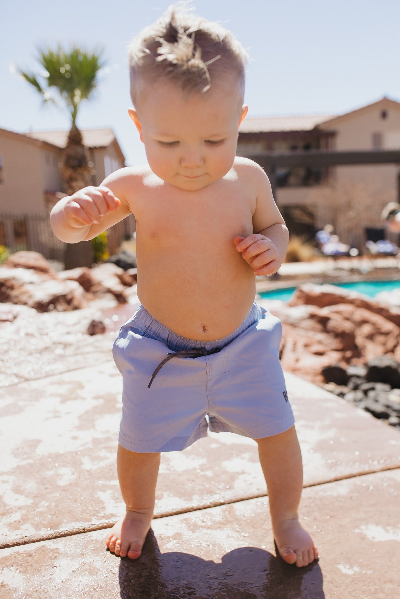 Edward Boys' Quick-Dry Swim Trunks with UPF 50+ Sun Protection - Perfect for Beach, Pool & Water Sports