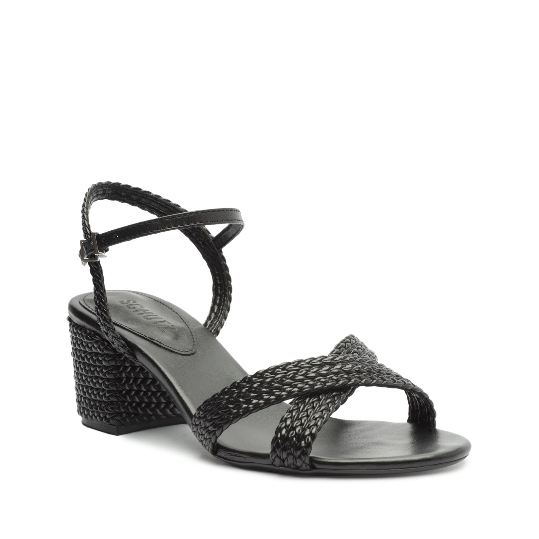 Karima Block Ankle Strap Leather Sandals for Women - Comfortable & Stylish Summer Shoes for Walking, Travel, and Casual Outings