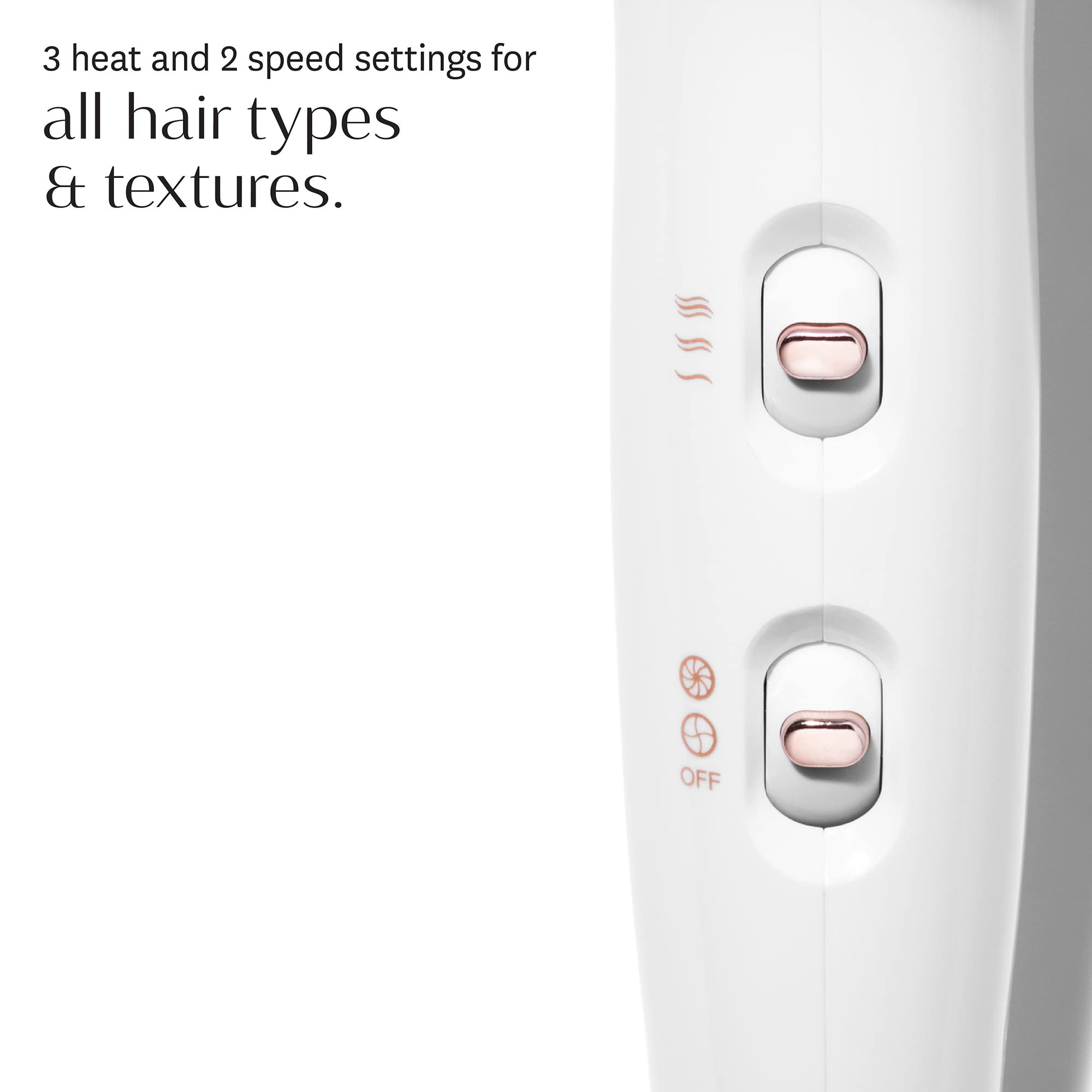 T3 Fit Compact Hair Dryer - Lightweight Travel Hair Dryer for Fast Drying, Salon-Quality Styling at Home | Perfect for Travel, Gym, and On-the-Go Use
