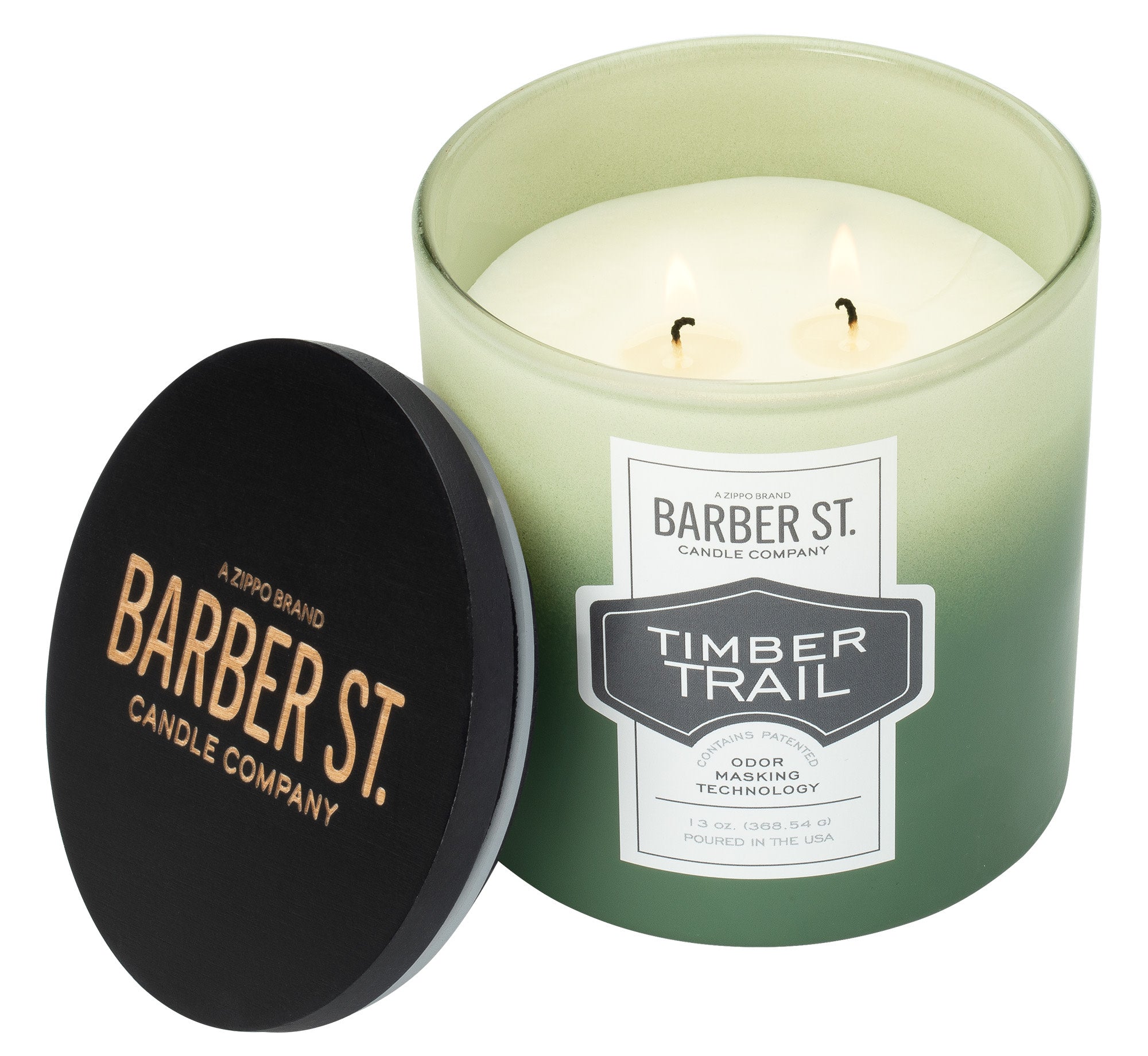 Barber Street Odor Masking Candle - Natural Scented Soy Wax Candle for Home, Salon & Barber Shop | Eliminates Unpleasant Smells | Long-Lasting Fragrance for Relaxation & Fresh Air
