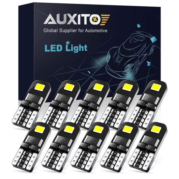 2000-2018 Jeep Wrangler Front Side Marker Light T10/194 LED Bulb - Amber Replacement for Off-Road & Night Driving (Not for 2003-2004 Models)