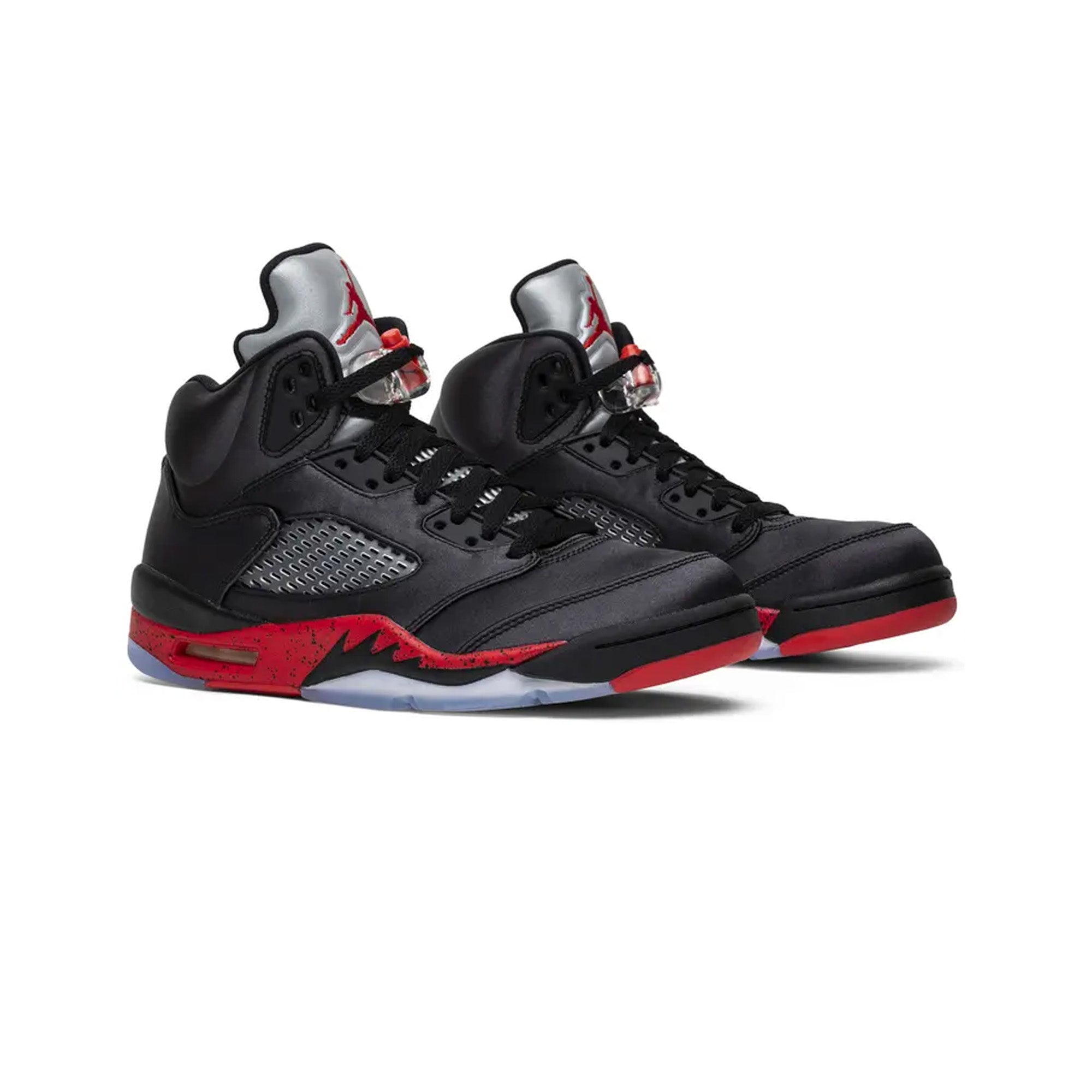 Air Jordan 5 'Satin Bred' Retro Basketball Shoes - Men's High-Top Sneakers for Casual Wear & Street Style | Perfect for Basketball, Fashion & Collectors