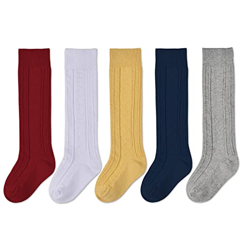 Cable_navy White Grey Yellow Red,5 Pack