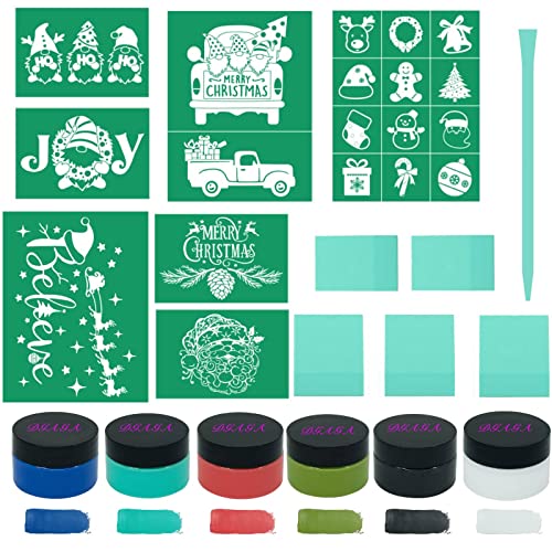 19PCS Silk Screen Stencils