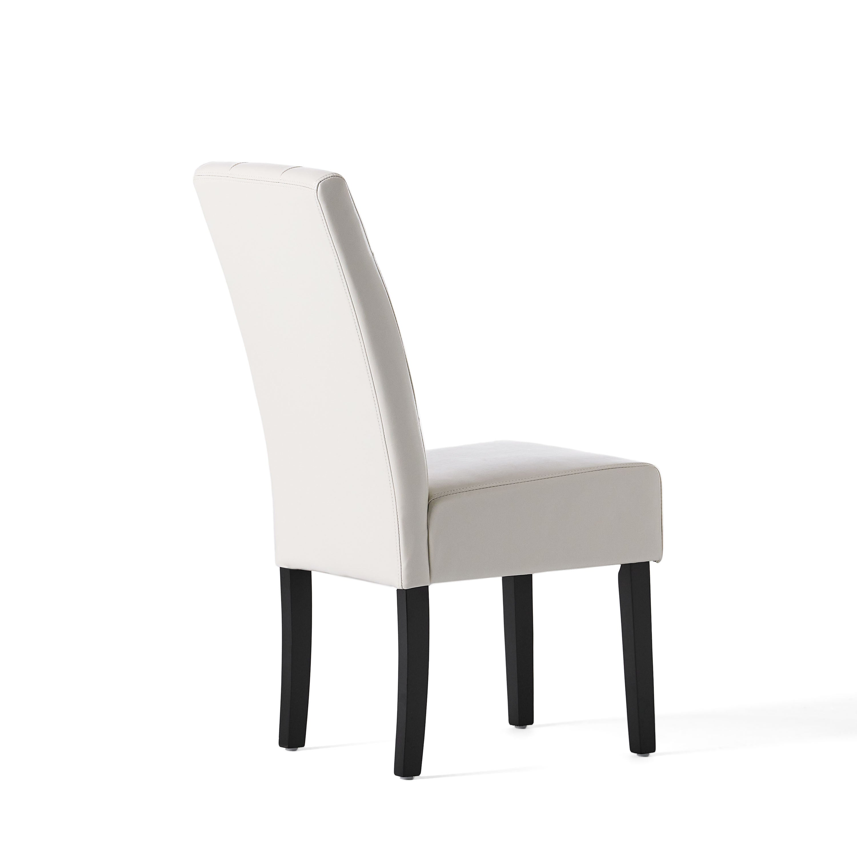 CARTER 5 Tufted KD Dining Chair - Modern Upholstered Kitchen & Dining Room Chair for Home, Restaurant, and Office Use