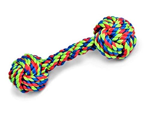Durable Knotted Rope Bone Dog Toy for Aggressive Chewers - Interactive Play & Dental Health - Perfect for Large, Medium & Small Dogs - Indoor & Outdoor Use