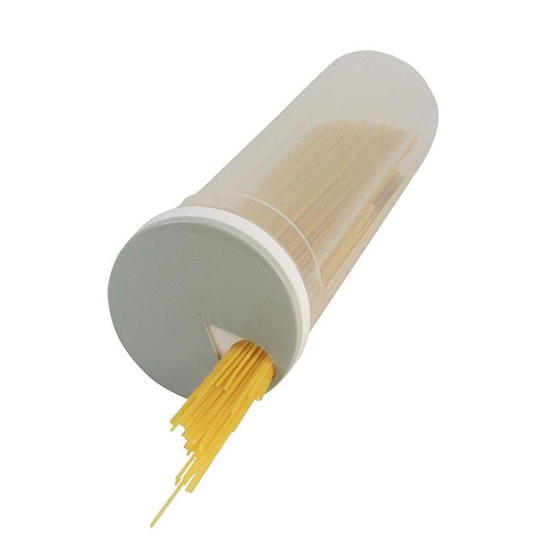 Plastic Pasta & Cereal Storage Container with Rotating Lid - Airtight Dry Food Dispenser for Grains, Noodles & Kitchen Pantry Organization | Perfect for Meal Prep & Bulk Food Storage