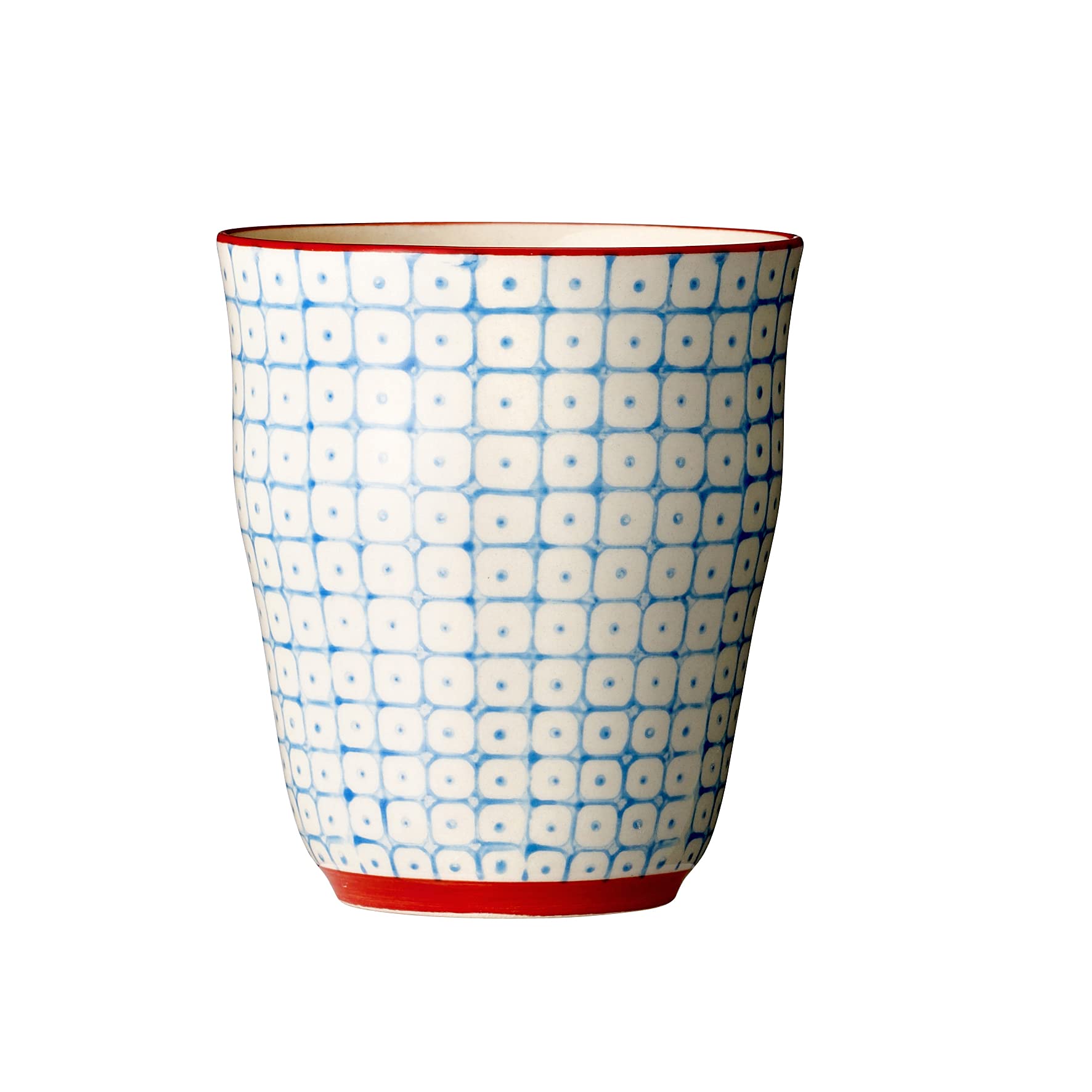Bloomingville Carla Ceramic Coffee Mugs Set of 6 - 8.5 x 9.5 cm Handmade Stoneware Cups for Tea, Hot Chocolate & Breakfast - Perfect for Home, Office & Gifts