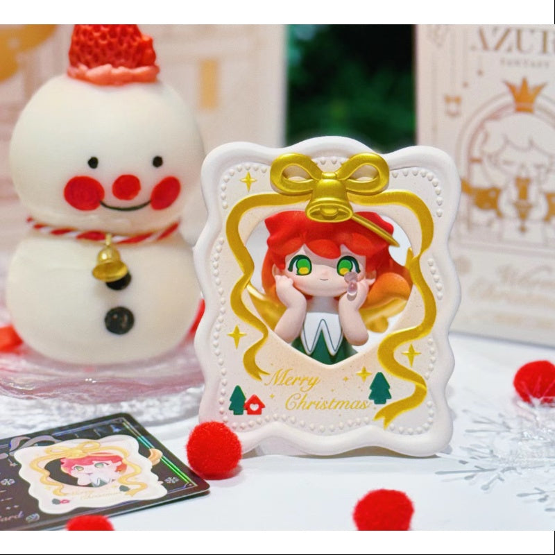 AZURA Warm Christmas Series Secret Blessings Greeting Card (1/144) - Perfect for Holiday Wishes, Gift Exchanges & Festive Decorations