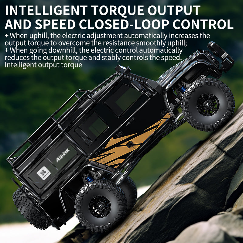 MJX Hyper Go H8H+ 1/8 Scale 2.4G 4WD RC Truck with Sensored Brushless Motor & 80A FOC ESC - High Speed Off Road Remote Control Car for Adults & Kids - Perfect for Backyard Racing, Off Road Bashing & RC Car Enthusiasts
