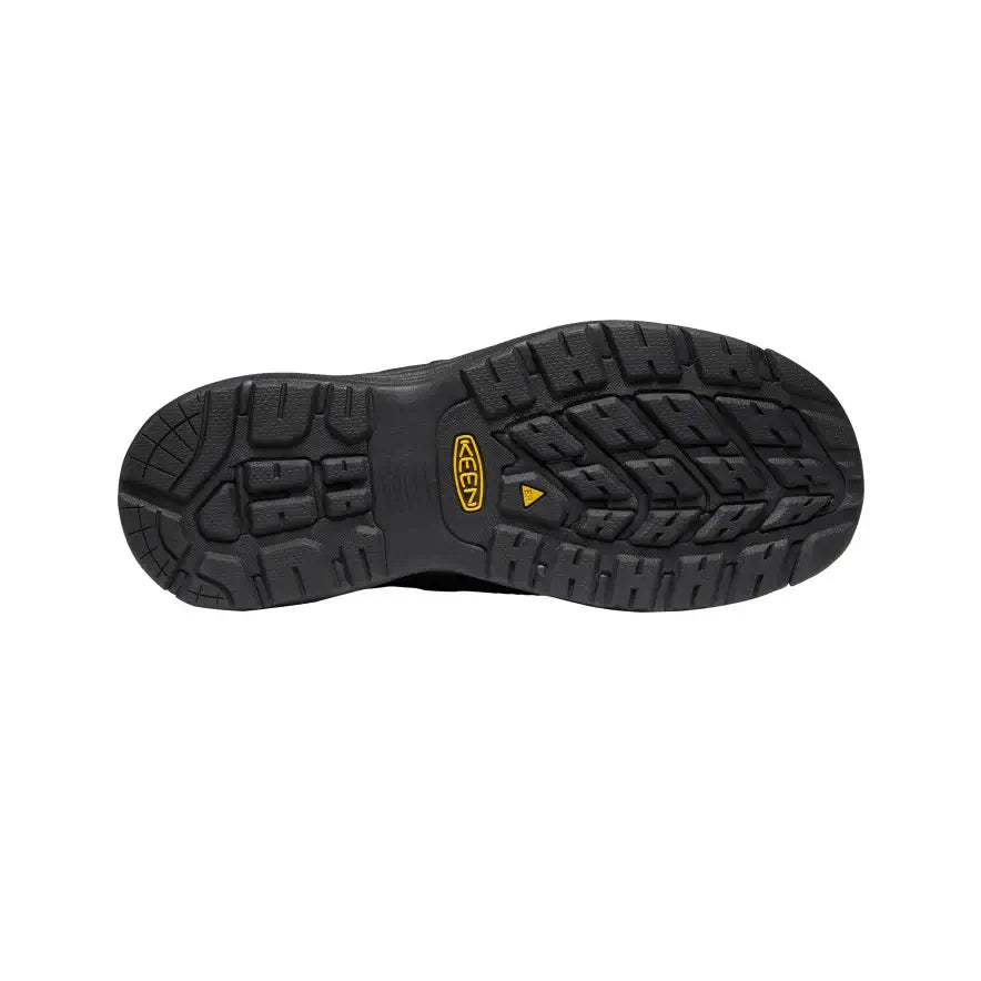 Keen Evanston 6 Carbon Toe Waterproof Work Boots for Men - Brown Safety Shoes for Construction, Hiking & Outdoor Work