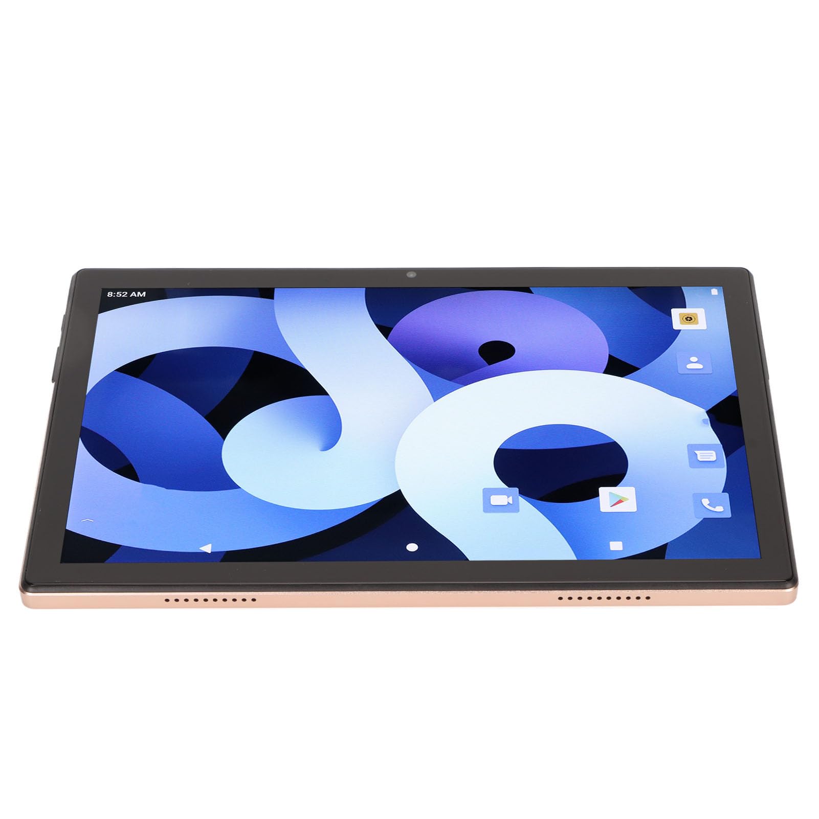 Haofy 10.1 Inch Smart Tablet - 8 Core High Performance Android Tablet with WiFi, HD Display for Work & Entertainment (Gold) | Perfect for Video Conferencing, Online Learning & Business Productivity