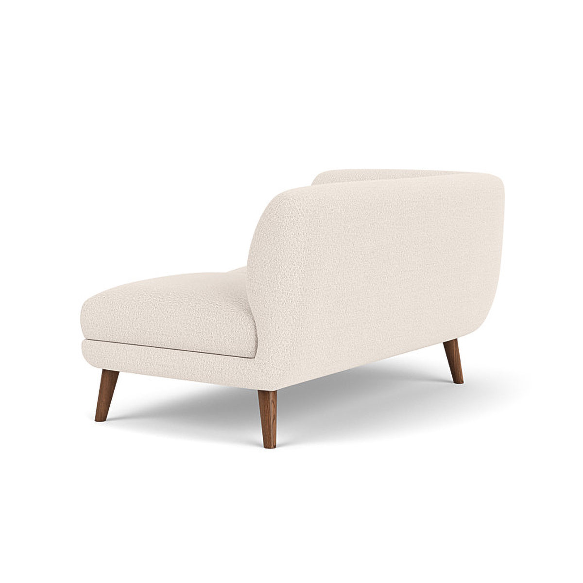 Alfred Boucle Left 2 Seater Modular Sofa - Modern Sectional Couch for Living Room, Small Space & Apartment - Soft Fabric Upholstery with Reversible Design