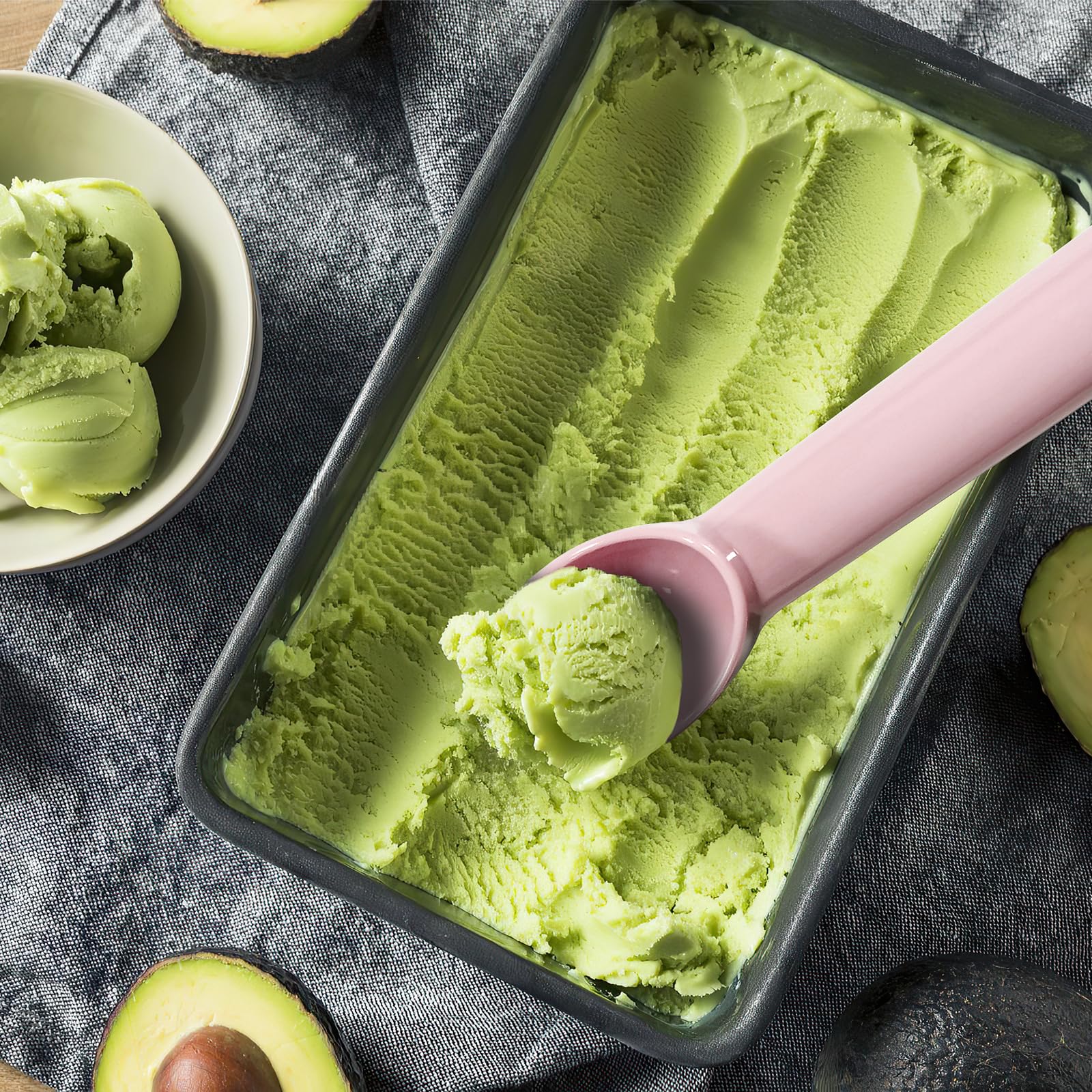 KitchenAid Ice Cream Maker Attachment - 2 Quart Frozen Dessert Maker for Ice Cream, Sorbet & Gelato | Compatible with 4.5+ Qt Stand Mixers | Includes Ice Cream Scoop | Perfect for Summer Parties, Family Gatherings & DIY Frozen Treats