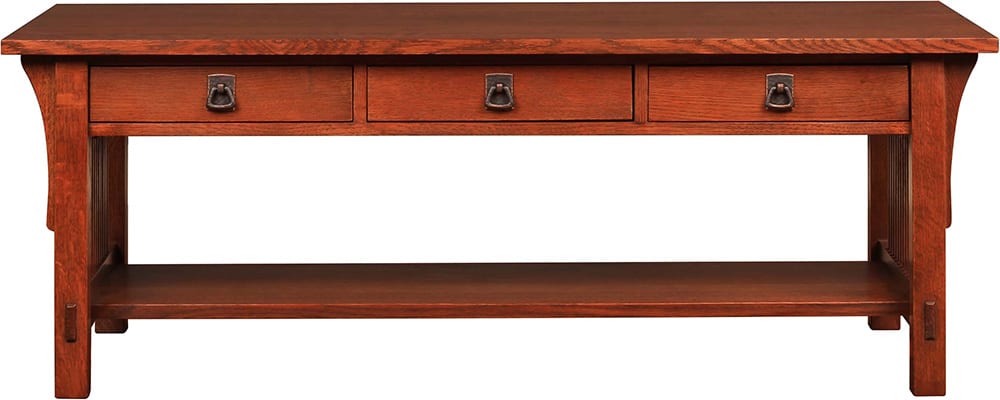 Modern 3-Drawer Cocktail Table - Stylish Living Room Furniture for Small Spaces, Perfect for Storage & Decor in Apartments, Dorms, or Offices