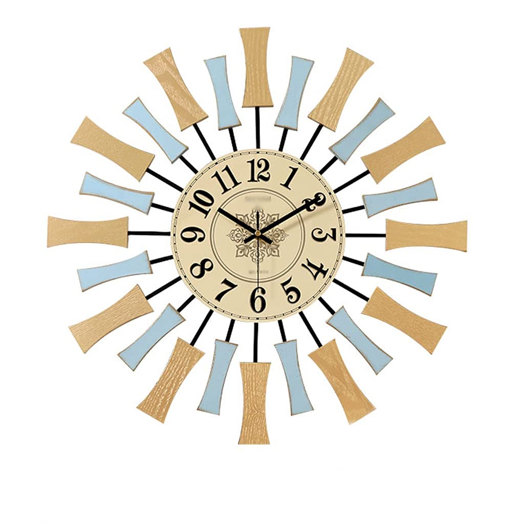 Modern Nordic Wall Clock - Stylish Hollow Design for Living Room, Kitchen & Home Decor | Silent Non-Ticking Battery Operated Clock | Perfect for Bedroom, Office & Gift Giving