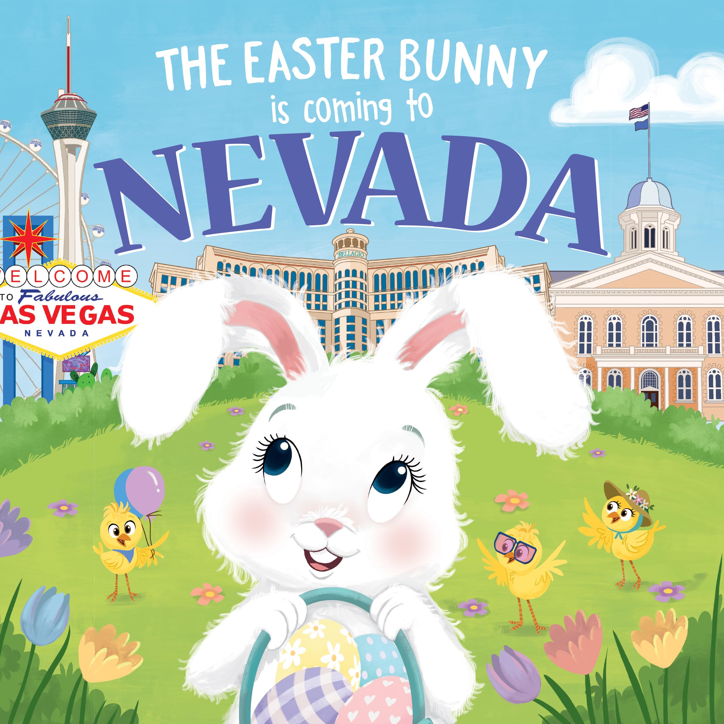 Easter Bunny Comes to Nevada - Fun Spring Adventure Book for Toddlers & Kids | Easter Basket Stuffers, Gifts for Children | Perfect for Easter Celebrations & Storytime