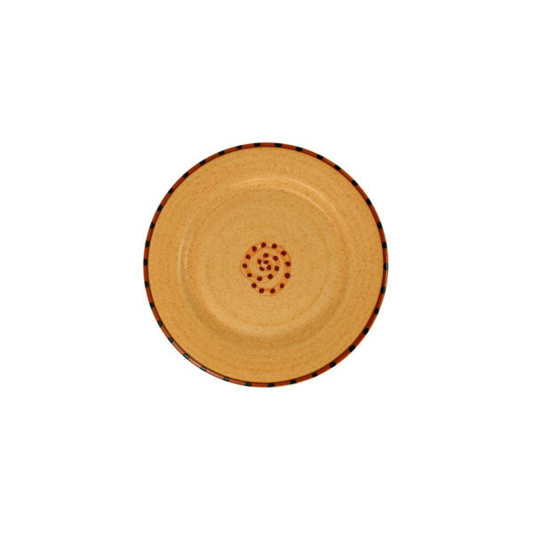 Aurora Brown & Burnt Orange Ceramic Dinner Plate Set - Elegant Stoneware for Dining, Kitchen, and Home Decor | Perfect for Everyday Meals, Parties, and Special Occasions