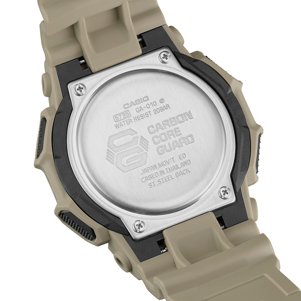 Casio G-Shock GA010 5A Rugged Combi Bracelet Digital Watch - Shock Resistant & Waterproof for Outdoor Sports, Hiking, and Military Use
