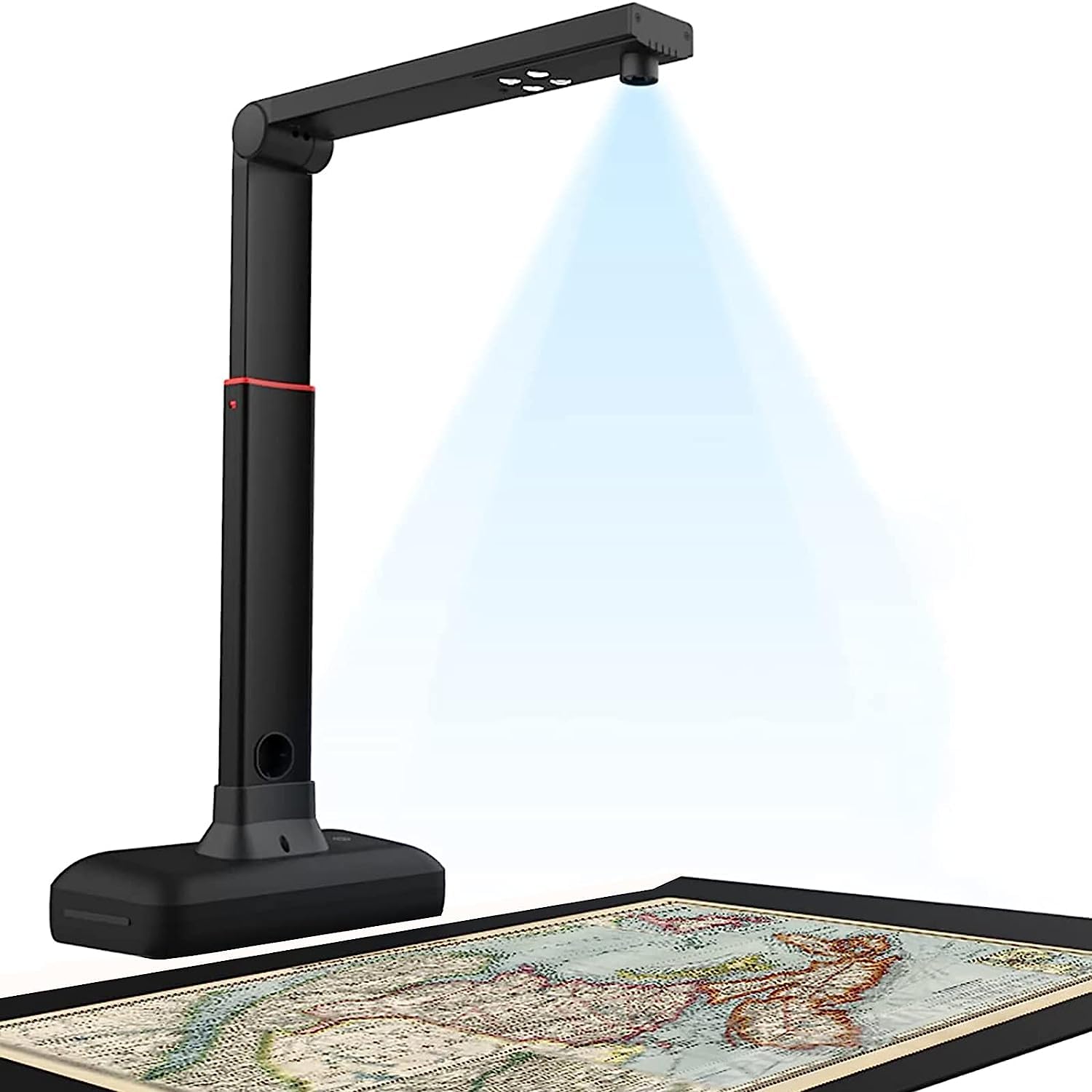 23MP High-Speed Book & Document Scanner with A2/A3 Large Format - Auto Flatten & Fingerprint Removal - Multi-Language OCR Support for PC & Mac - Perfect for Office, Library & Archiving Documents