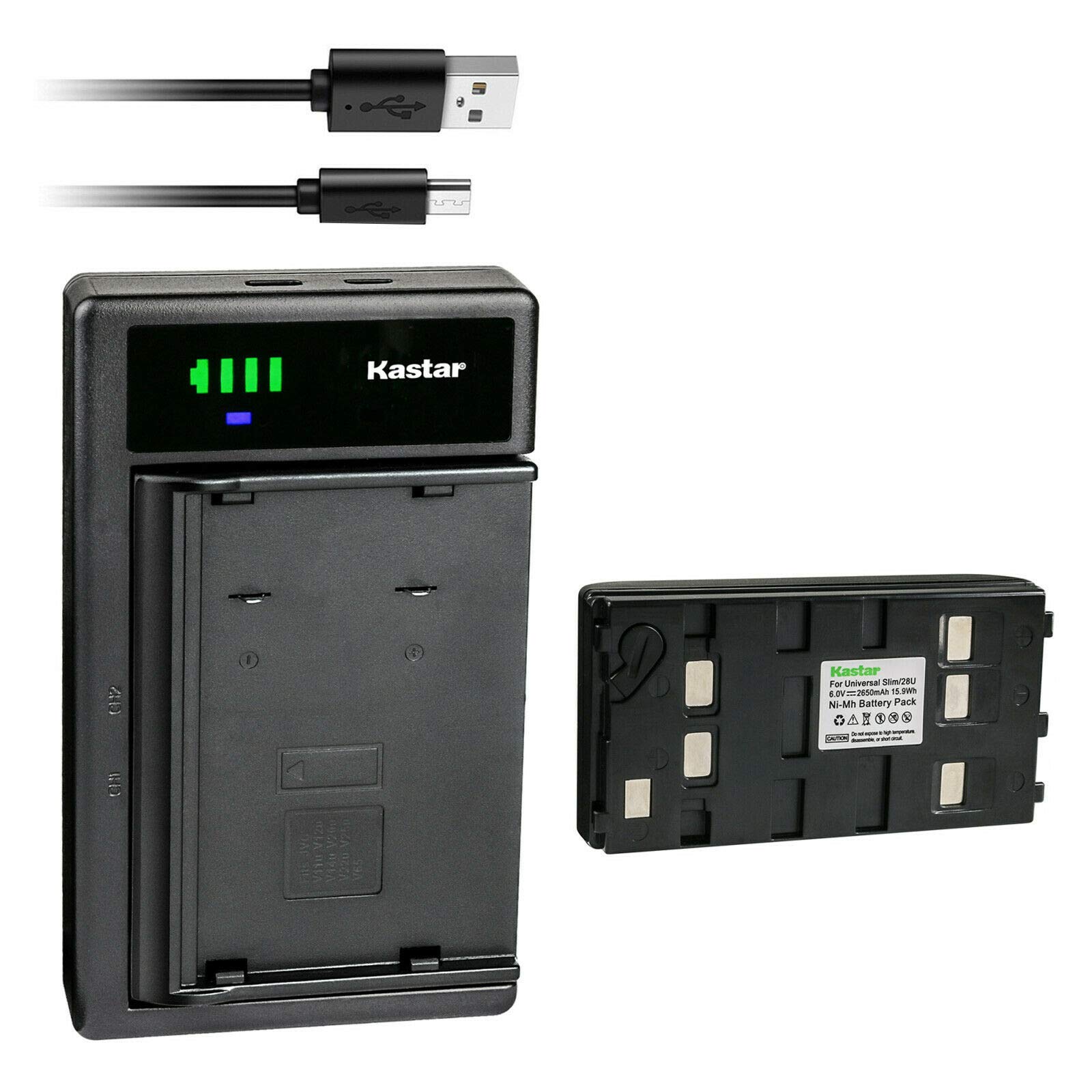 Kastar 1-Pack Replacement Battery & Smart USB Charger for RCA AUTOSHOT CC Series (CC-1000/1650/174/176/178/180/187/188/190/6251) & PSC Models (PSC15/PSC-15/PSC15C/PSC-15C/PSC2/PSC-2/PSC20/PSC-20) - Perfect for Digital Cameras, Camcorders & Portable Devices