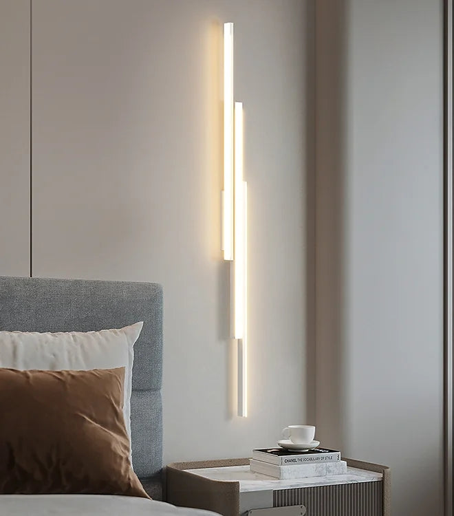 Modern LED Linear Wall Light - Minimalist Design for Living Room, Bedroom & Hallway Lighting - Energy Efficient & Sleek Home Decor