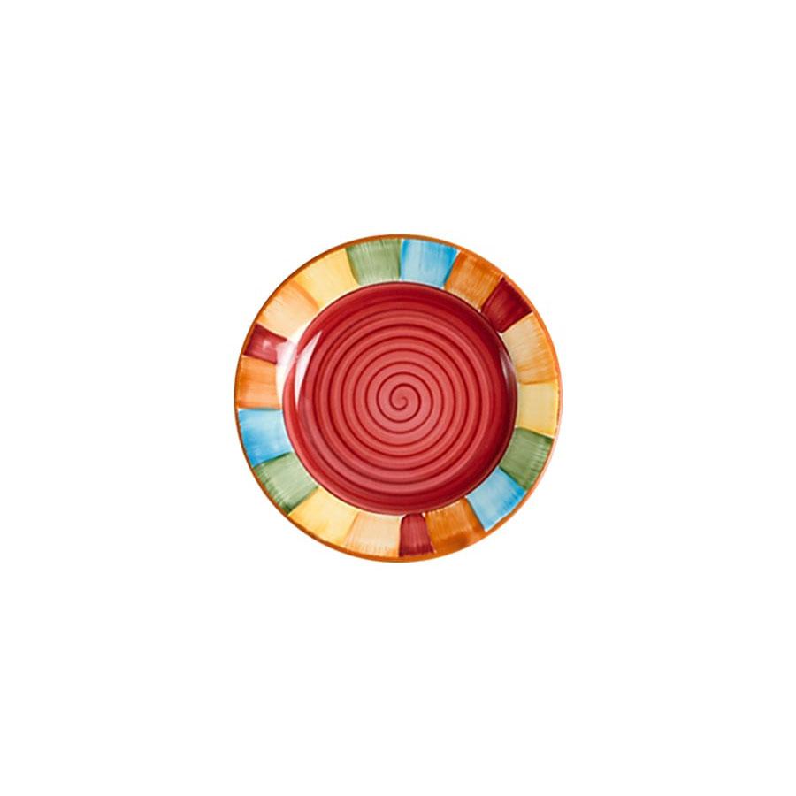 Colorful Striped Serape Plate - Stylish Decorative Dish for Mexican-Themed Parties, Home Decor & Serving Appetizers