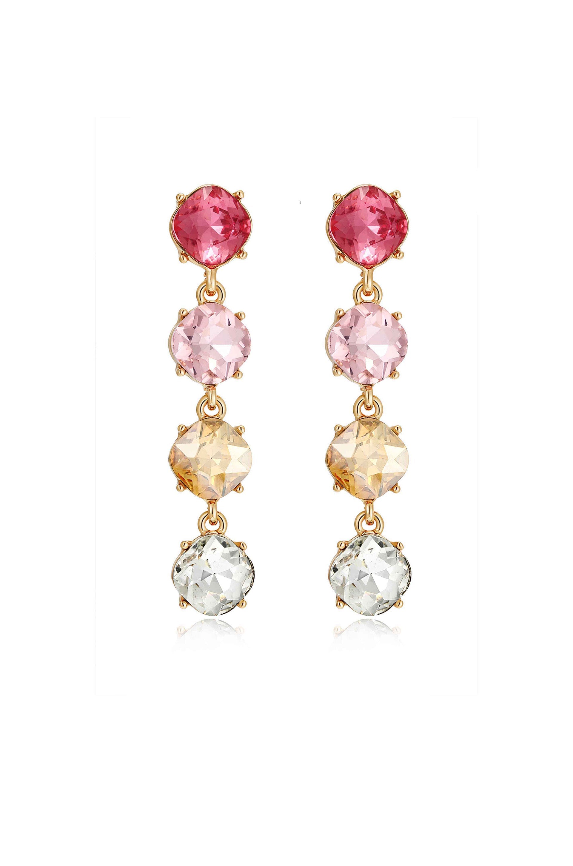 Four the Money Earrings - Stylish Gold Plated Hoop Earrings for Women | Perfect for Parties, Weddings & Everyday Wear
