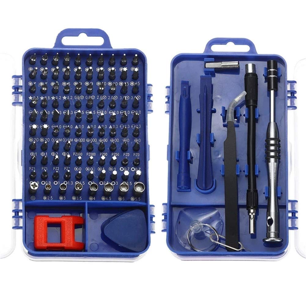 XLAHD 115 in 1 Magnetic Precision Screwdriver Set - Mini Repair Tool Kit for Watch, Phone, Laptop & Electronics DIY - Perfect for Home, Office & Professional Technicians