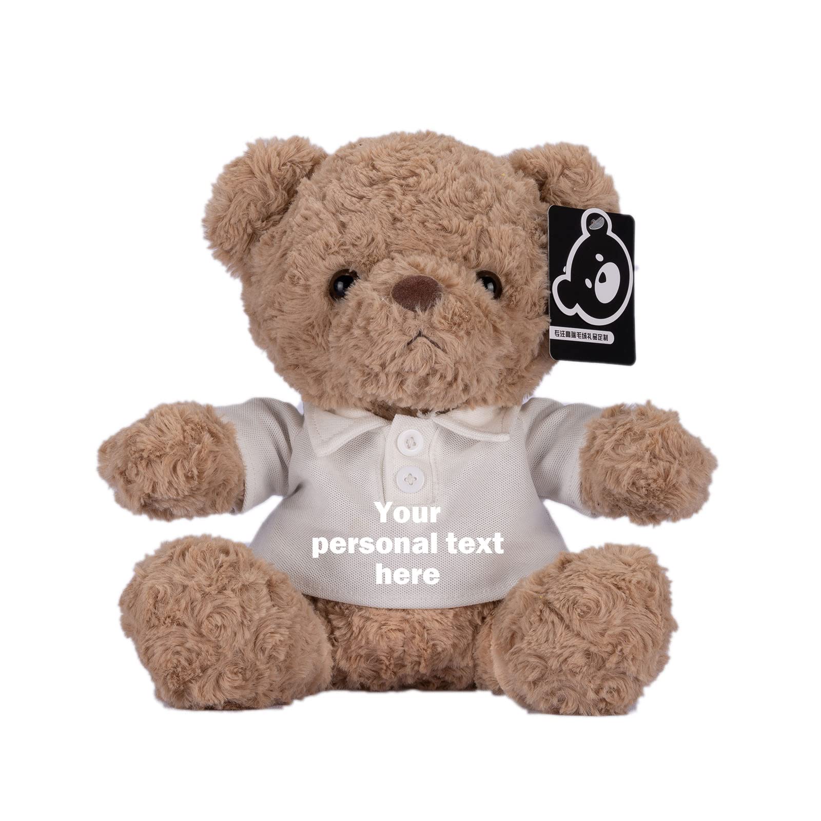 Personalized Teddy Bear Plush Toy - Custom Text Stuffed Animal Gift for Valentine's Day, Birthday (10