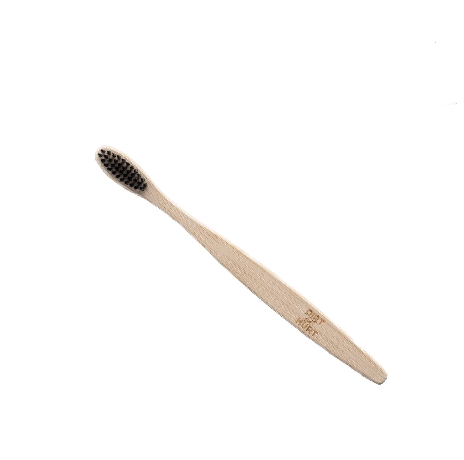 Eco-Friendly Bamboo Toothbrushes - Soft Bristles for Sensitive Teeth, Biodegradable & Sustainable (Black) - Perfect for Travel, Home & Zero Waste Lifestyle