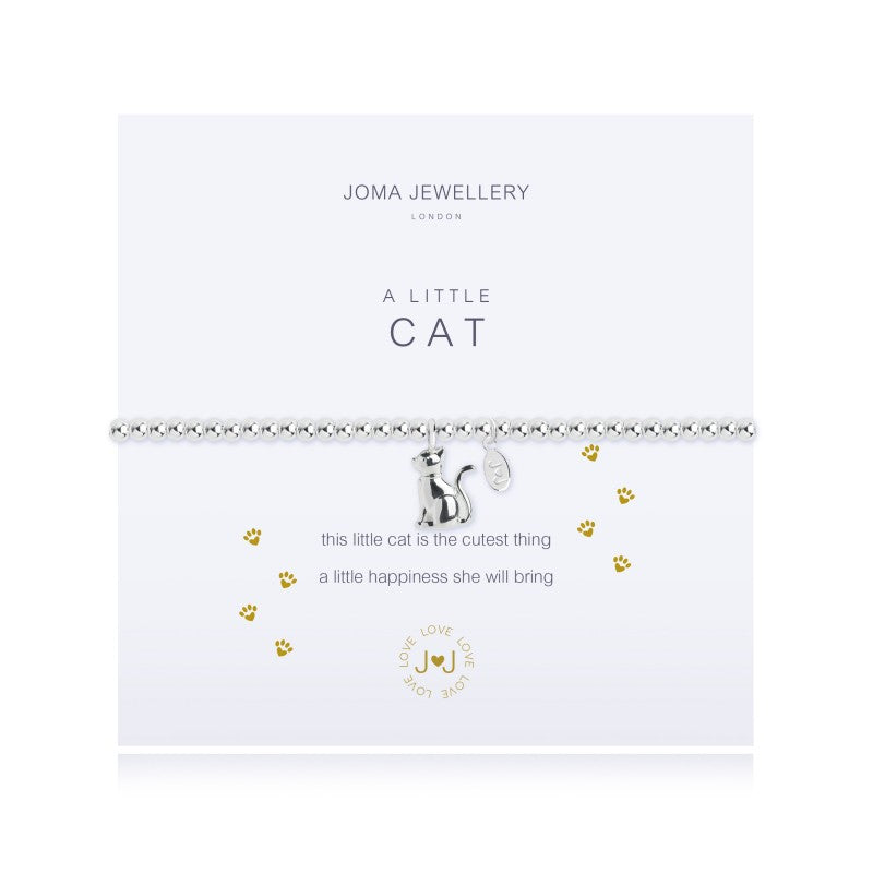 Joma Jewelry Cat Charm Bracelet - Elegant & Dainty Cat-Themed Bracelet for Women | Perfect Gift for Cat Lovers, Birthday & Anniversary