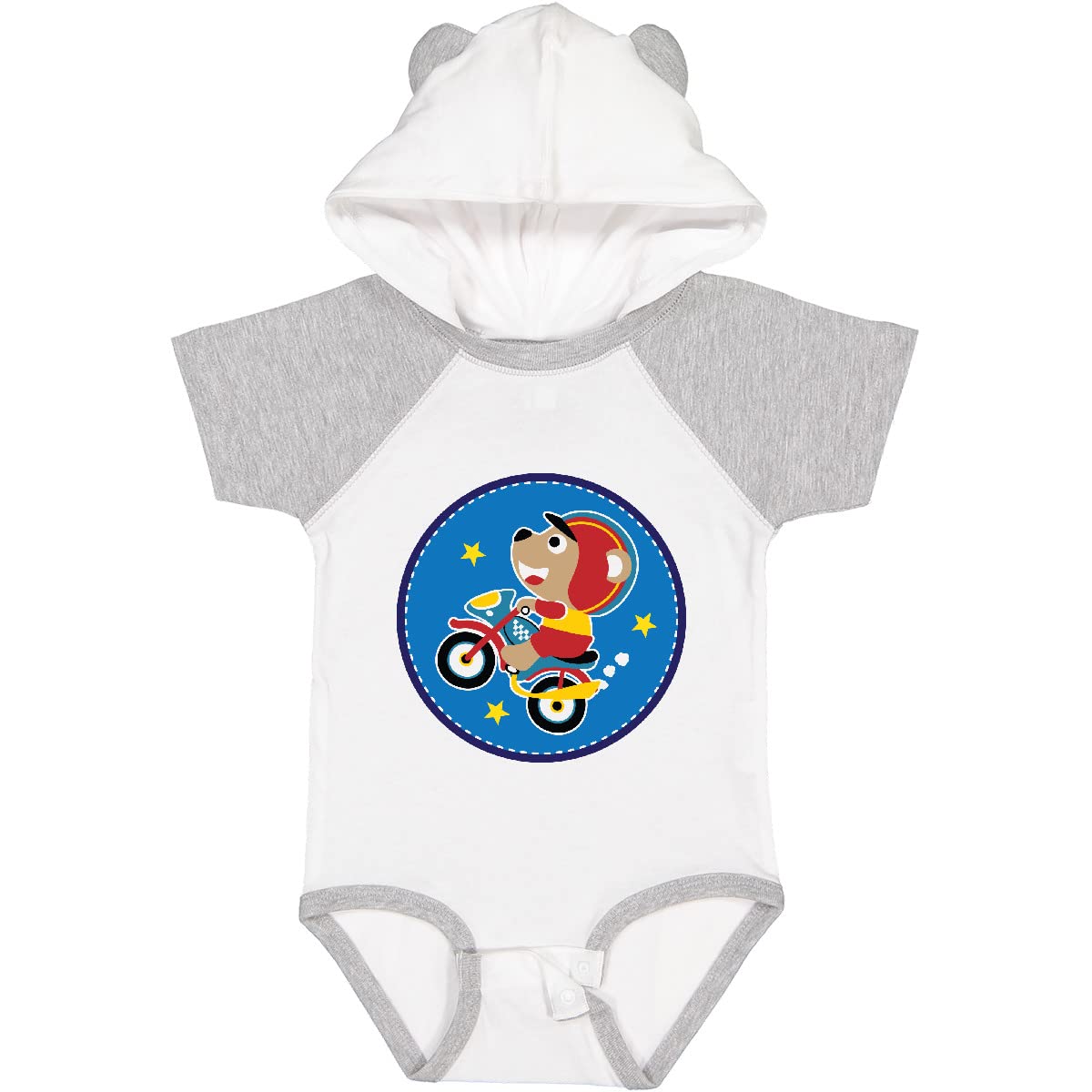 Inktastic Motorcycle Dirt Bike Racing Baby Bodysuit - Cute & Comfortable Infant Onesie for Biker Parents & Racing Fans - Perfect for Motorcycle Rides, Racing Events & Photo Shoots