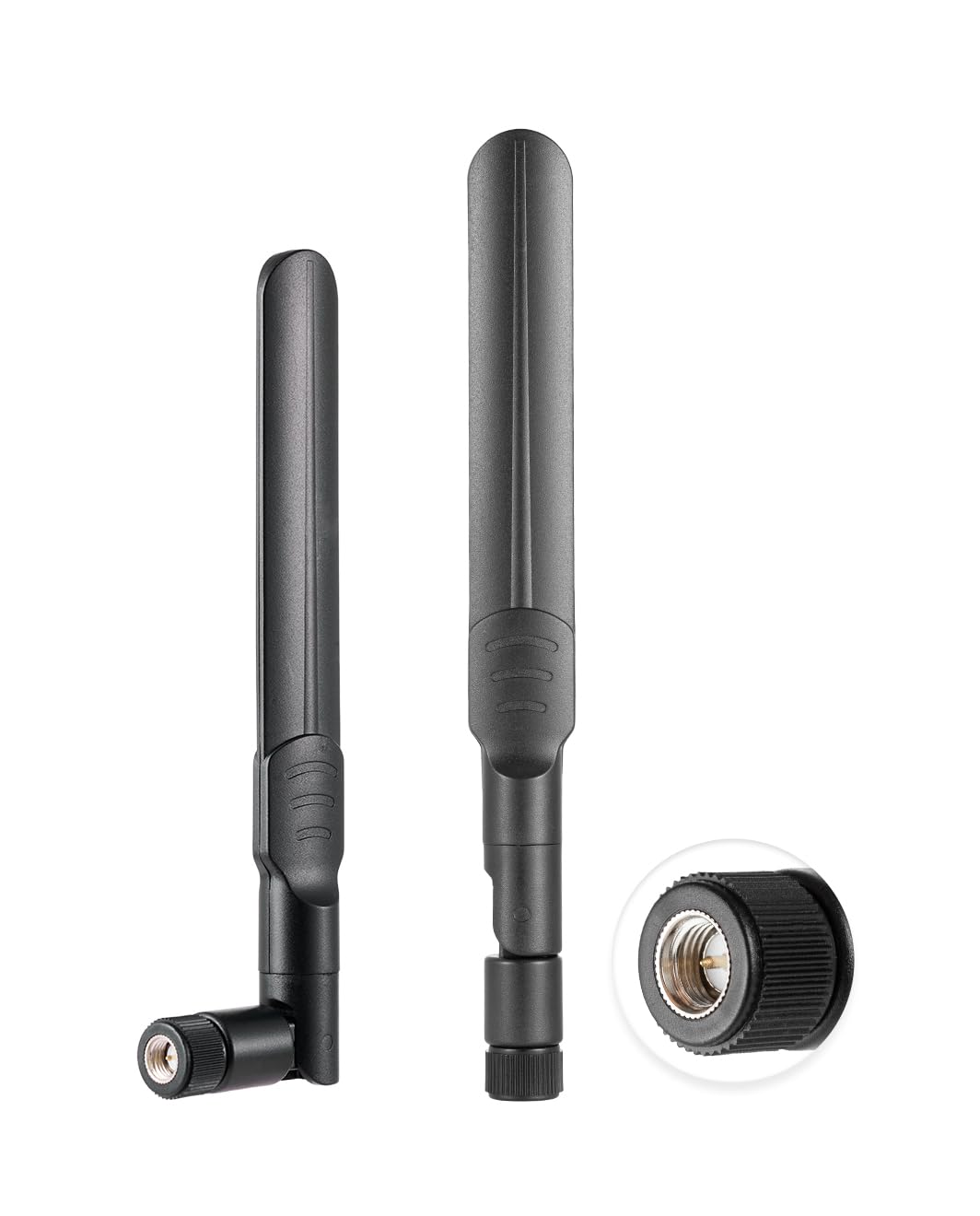 2PCS 8dBi 4G LTE External Antenna SMA Male Connector - Compatible with LTE Routers, Hotspots, Cellular Gateways & Modems - Boost Wireless Signal for Home/Office/Outdoor Use