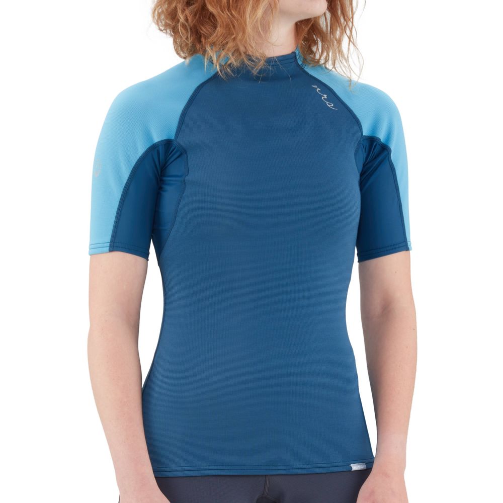 NRS HydroSkin 0.5 Women's Quick-Dry Short Sleeve Shirt - UPF 50+ Sun Protection for Kayaking, Paddleboarding & Outdoor Activities (Closeout Sale)