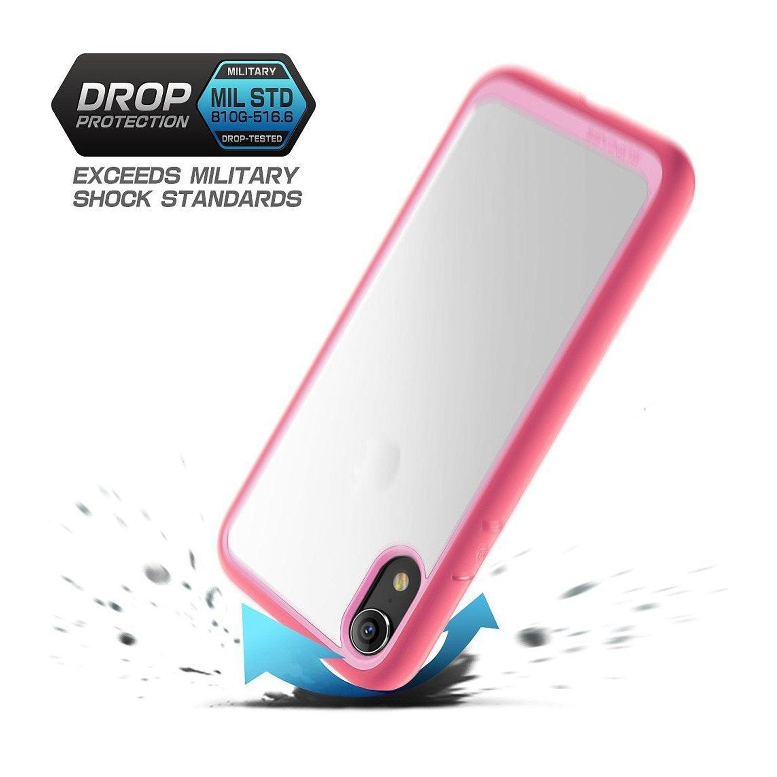 iPhone XR Unicorn Beetle Style Slim Clear Case - Pink | Shockproof & Scratch-Resistant Protective Cover | Perfect for Everyday Use, Travel & Outdoor Activities