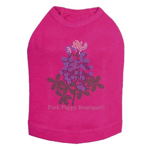 Bluebonnet Rhinestone Tank Tops for Women - Sparkling Summer Tops in Multiple Colors - Perfect for Parties, Beach & Casual Wear