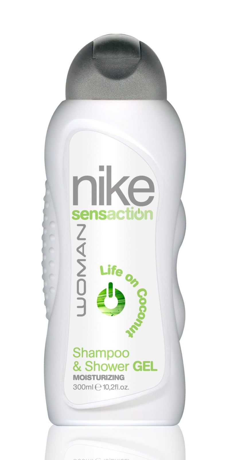 Nike Life on Coconut Shampoo & Shower Gel 300ml - Hydrating Coconut Scent for Men & Women - Perfect for Gym, Travel & Daily Shower Routine