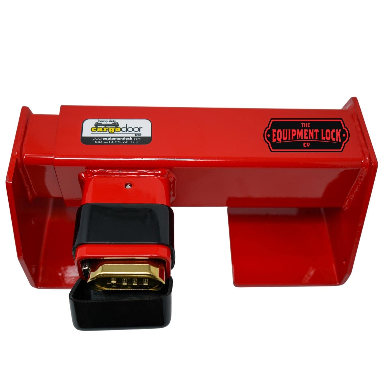 Heavy Duty Cargo Door Lock - Maximum Security Powder Coated Steel Shipping Container Lock for Semi Trailer & Truck - Weatherproof Combination Lock for Secure Transport & Storage - Ideal for Logistics, Warehousing & Cargo Protection