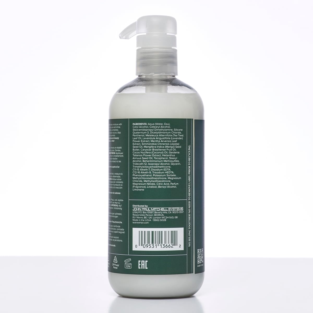 Tea Tree Lavender Mint Moisturizing Cowash & Cleansing Conditioner for Coarse, Curly & Dry Hair - Hydrating Hair Treatment for Natural Curls & Scalp Care | Perfect for Daily Wash & Curl Revitalization