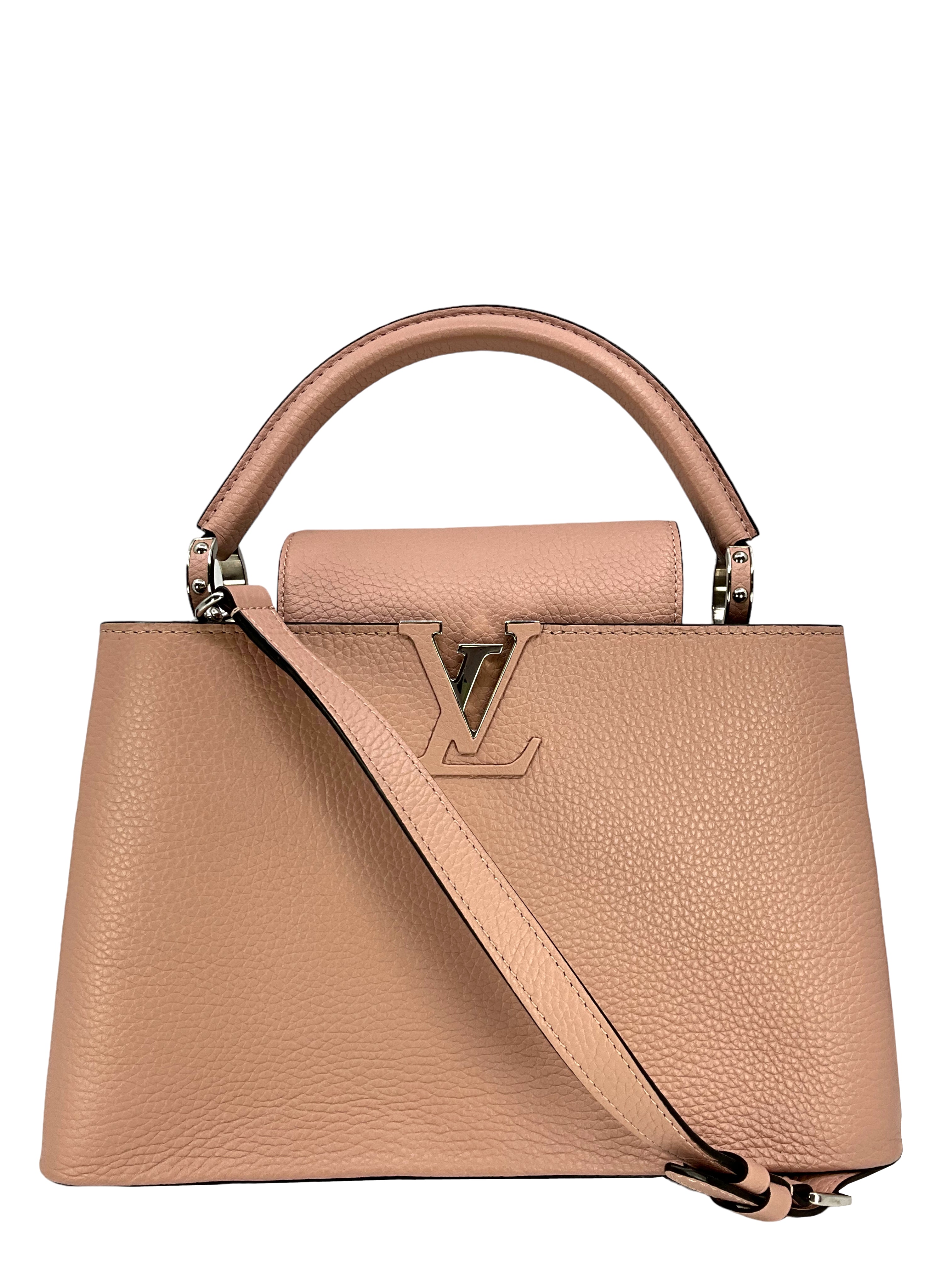 Authentic Louis Vuitton Capucines PM Bag in Taurillon Leather - Luxury Designer Handbag for Women, Perfect for Work, Evening Events & Travel Accessories