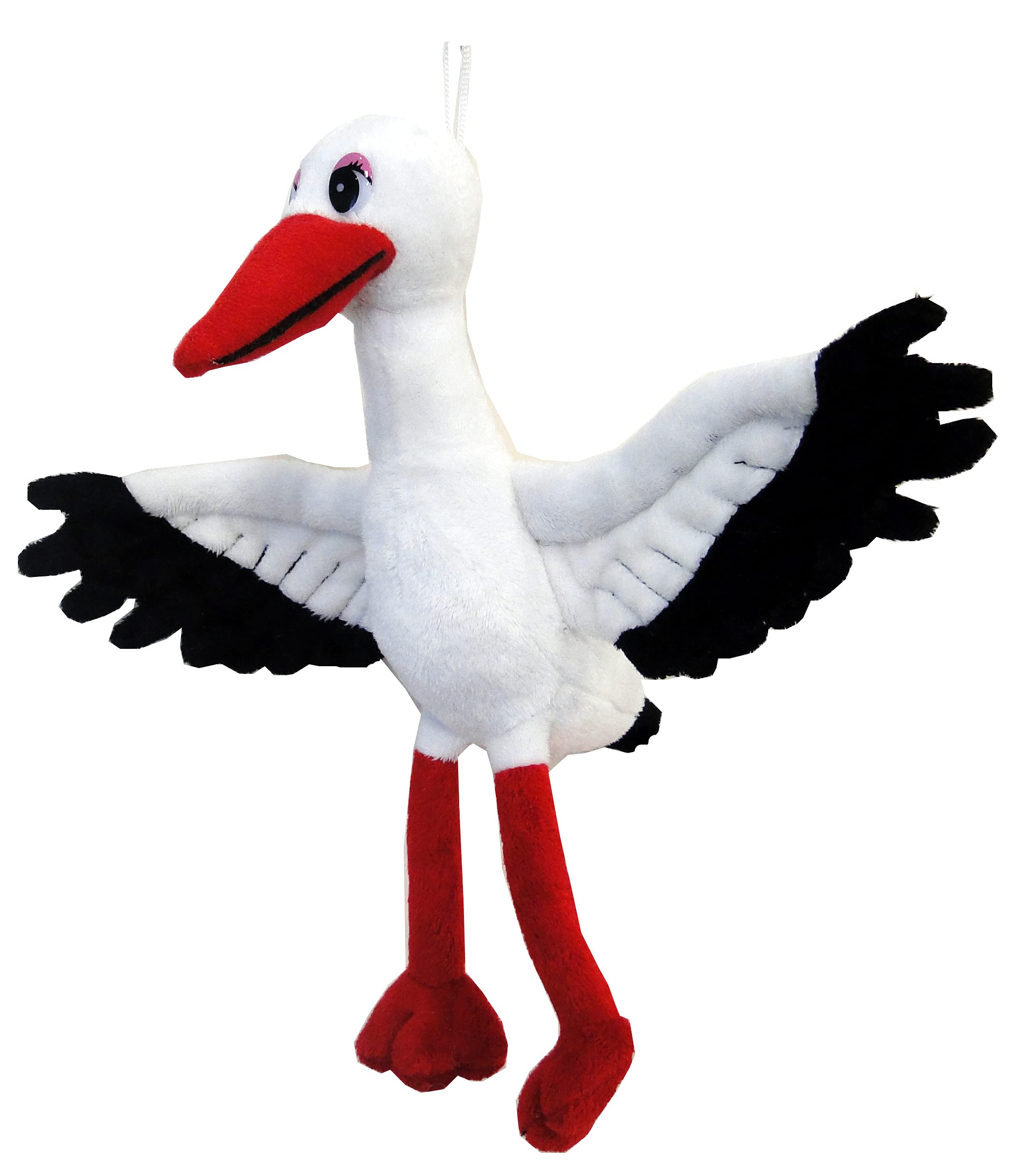 Roda Humorous Stork of Alsace Soft Plush Toy - Cute Collectible Gift for Kids & Adults, Perfect for Nursery Decor, Birthday Presents & Alsace Souvenirs