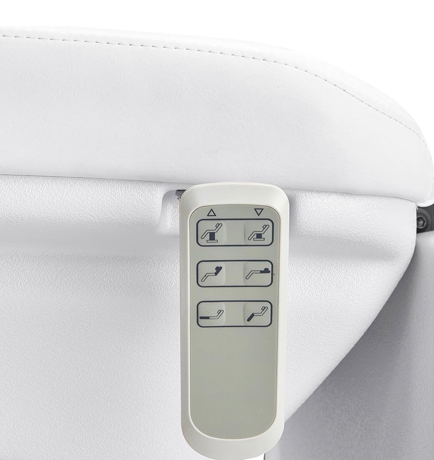 Belluci Professional Electric Facial Bed for Spa & Salon - Adjustable Reclining Massage Table with Headrest for Facial Treatments & Skin Care