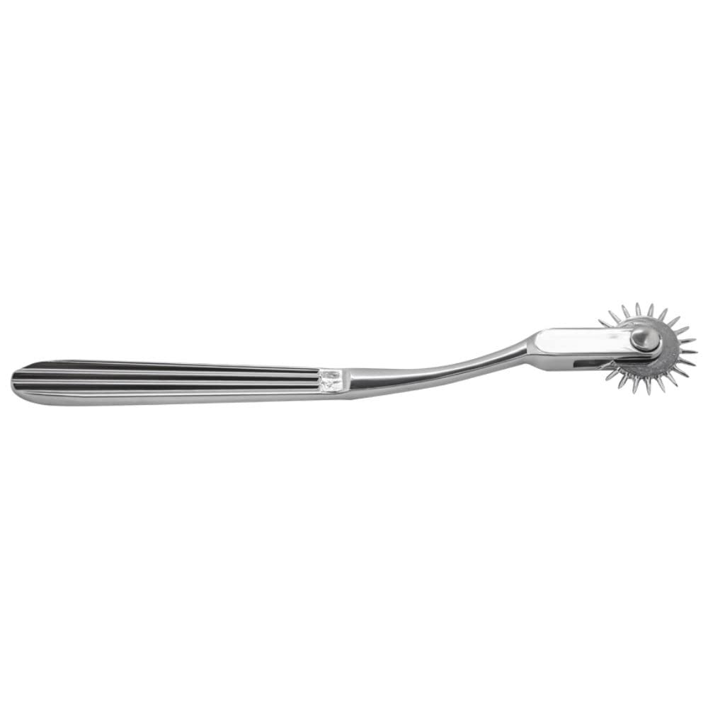 Stainless Steel Wartenburg Wheel - BDSM Sensory Toy for Bondage Play, Spiked Pinwheel for Couples & Adults - Perfect for Sensory Exploration & Erotic Massage
