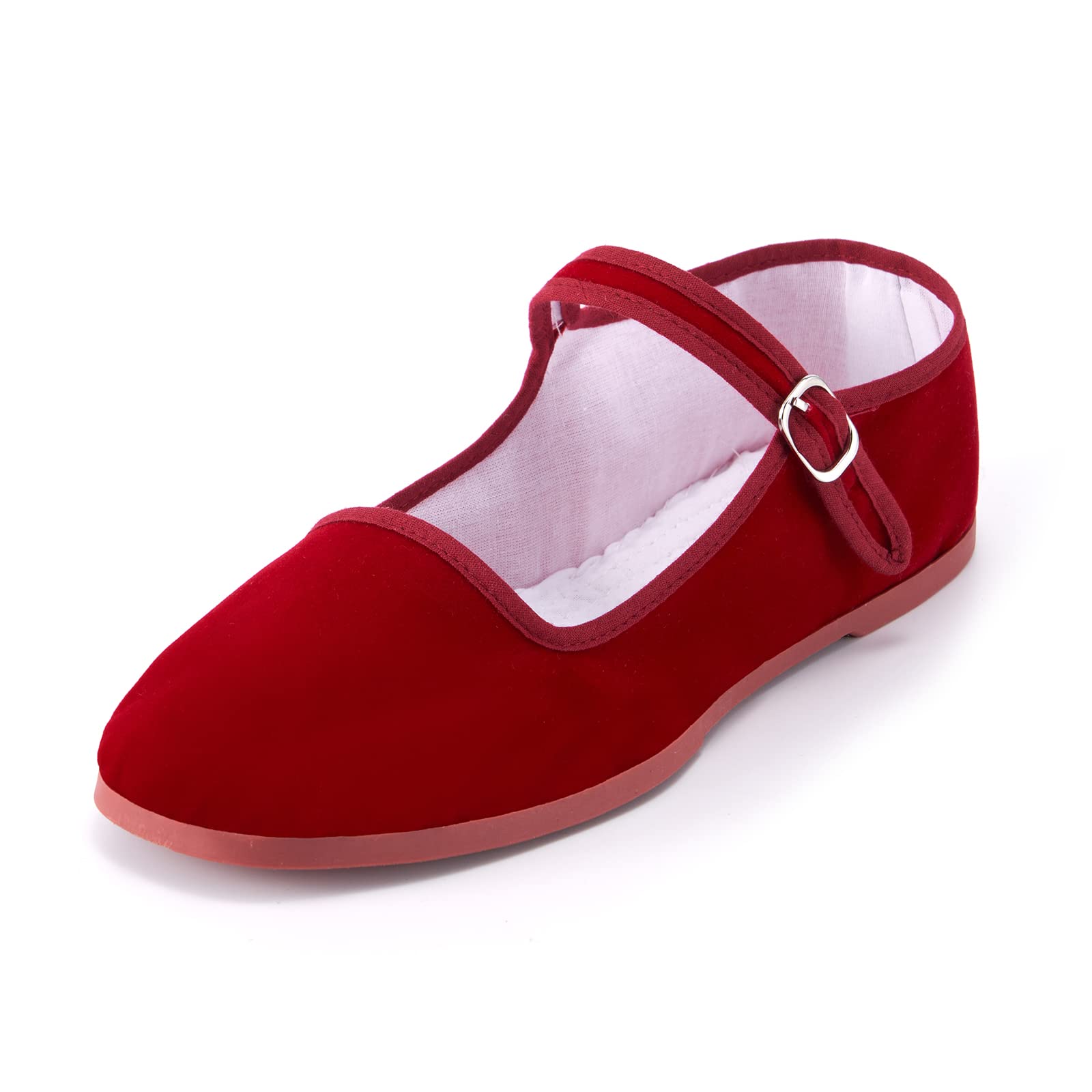 Women's Classic Chinese Flats - Comfortable Cotton Mary Jane Shoes for Casual Wear, Tai Chi & Kung Fu - Black | Perfect for Daily Use, Martial Arts & Traditional Outfits