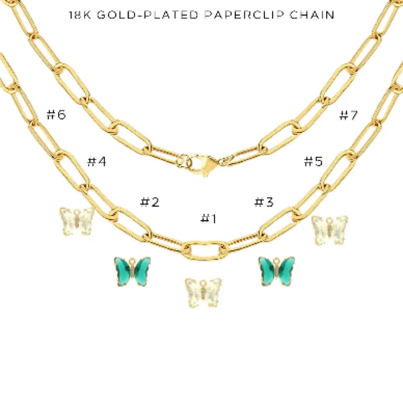 Elegant Charm Necklace with Assorted Charms - Perfect for Gifts, Parties & Everyday Wear | $46.00