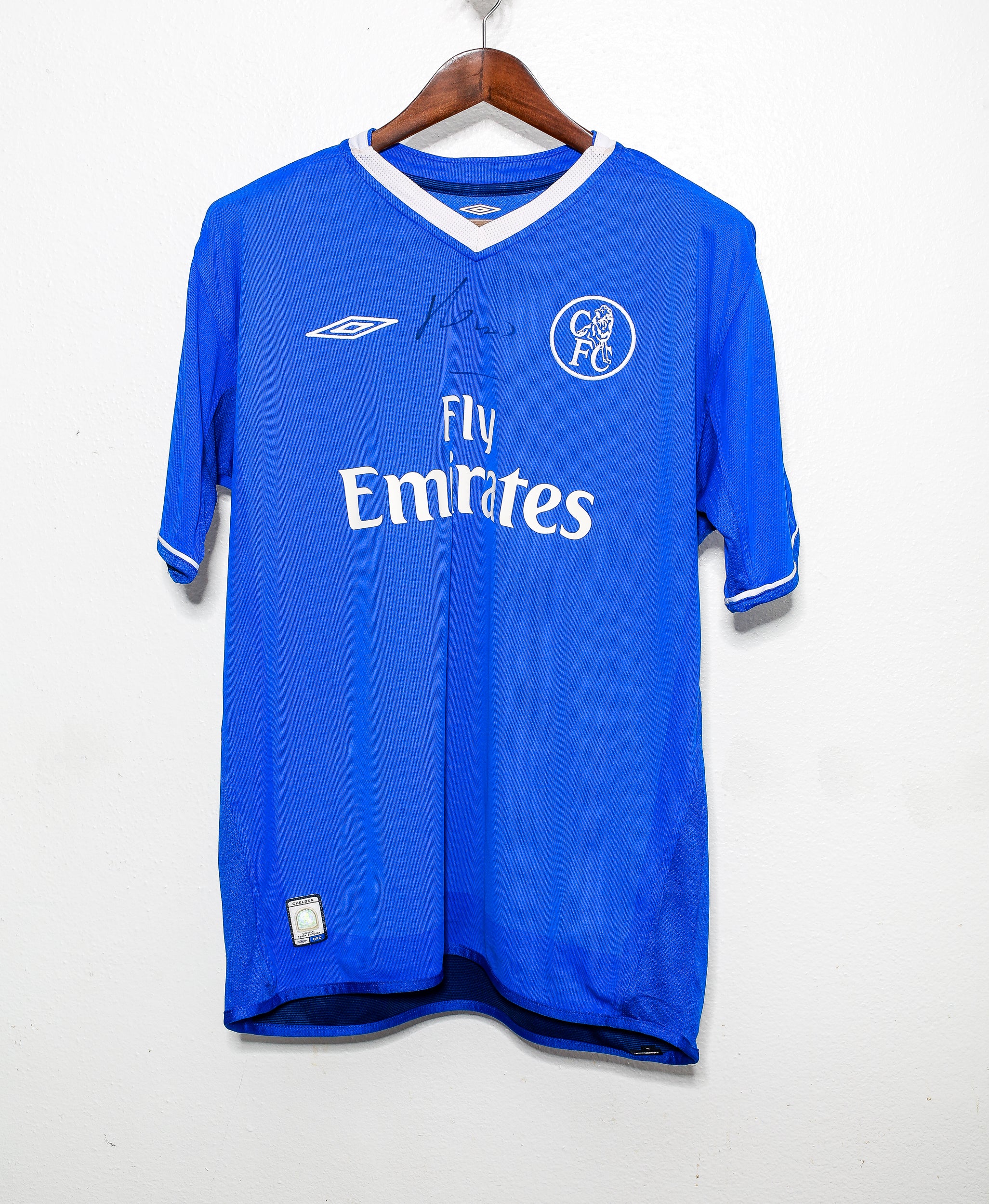 2003 Chelsea FC Home Jersey #8 Frank Lampard (Large) - Authentic Soccer Shirt for Fans & Collectors - Perfect for Matchdays & Memorabilia Display