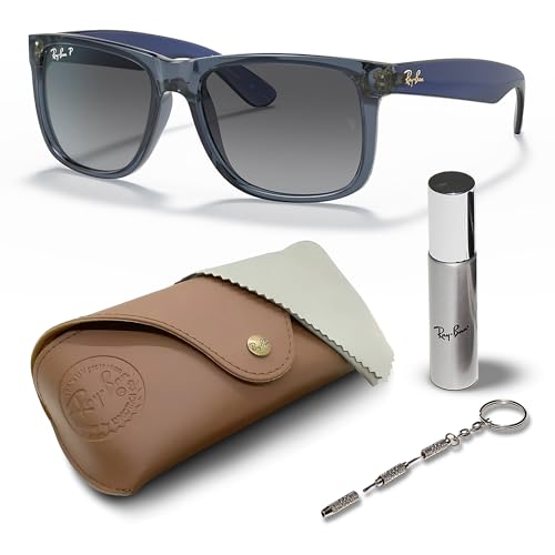 Polished Transparent Blue Frame |Polarized Grey Lens