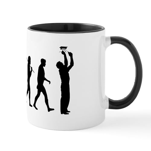 White/Black Inside - Electrician Sparky Electricity Mug