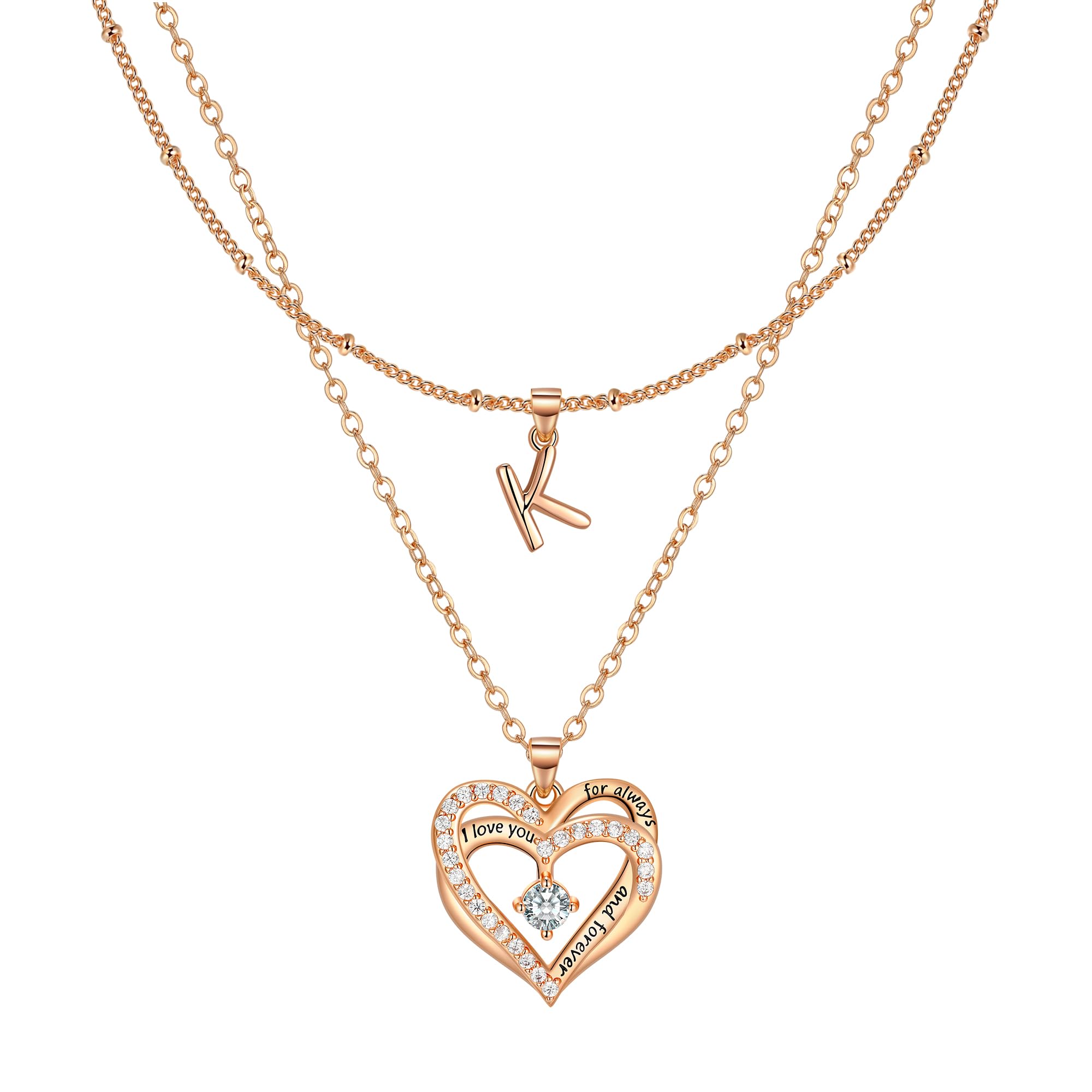 14k Gold Heart Necklace for Women - Dainty Layering Jewelry Gift for Mom & Wife - Perfect for Valentine's Day & Anniversaries